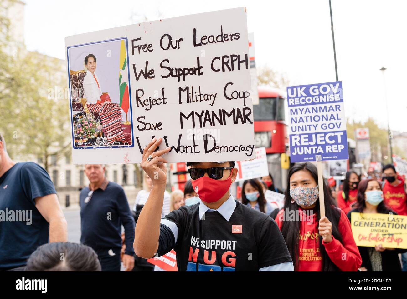 London Uk 2 May 21 Global Myanmar Protest Against The Military Government In Myanmar And In Favor Of The National Unity Government Stock Photo Alamy London Uk 2 May 21 Global Myanmar Protest Against The Military Government In Myanmar And In Favor Of The National Unity Government Stock Photo Alamy