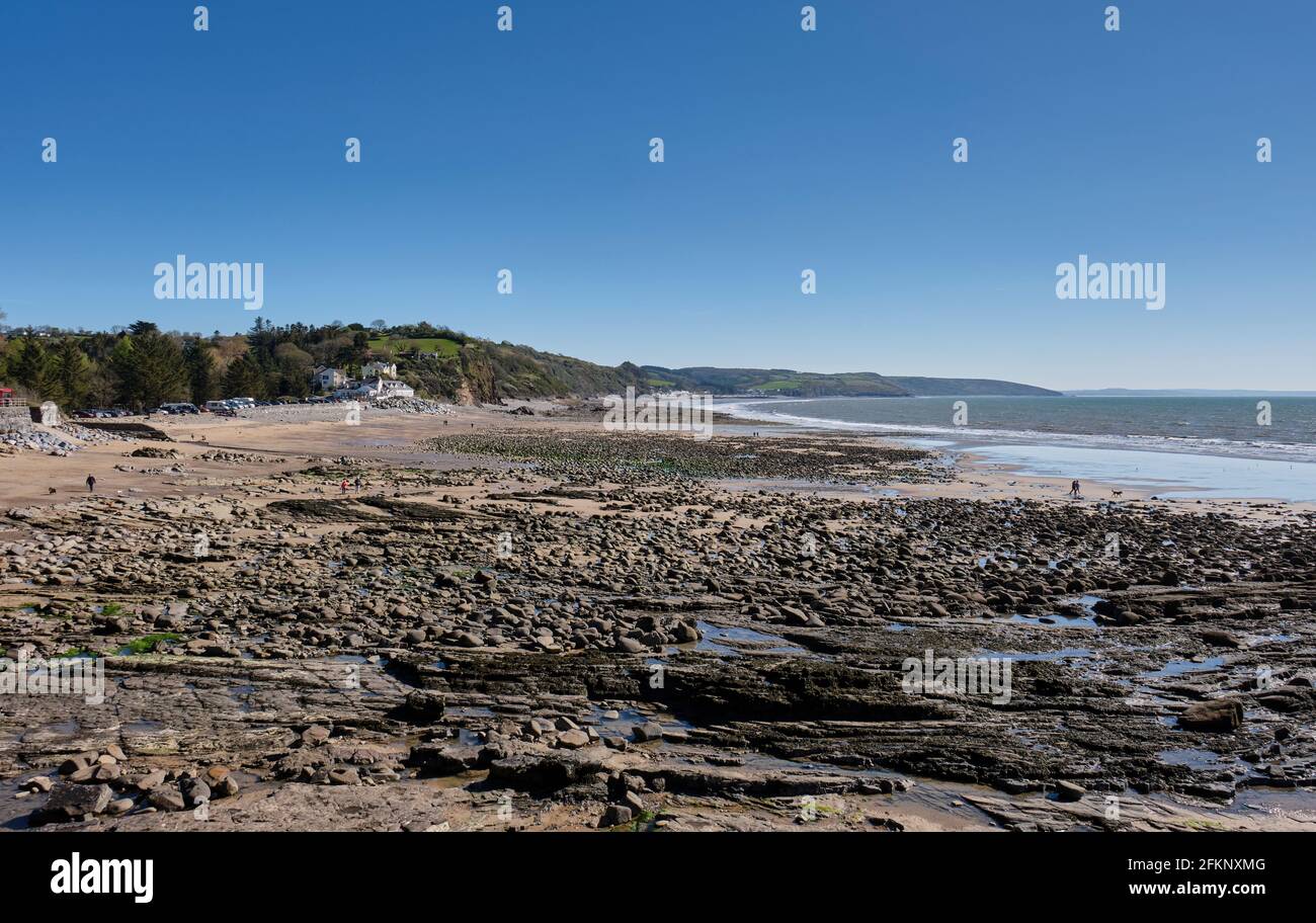 Wiseman's Bridge and Amroth, Pembrokeshire, Wales Stock Photo Alamy