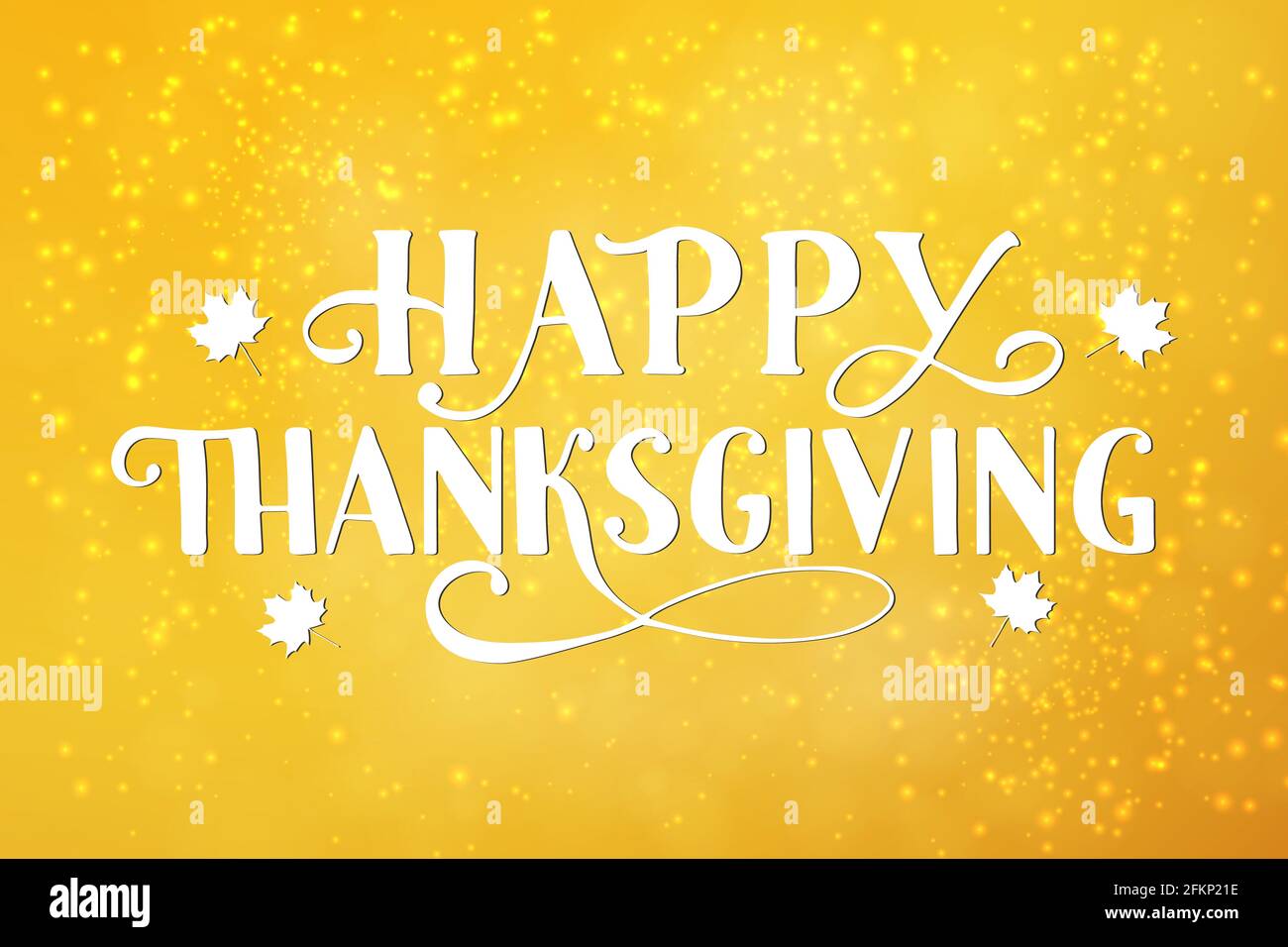 Happy Thanksgiving Day hand written with brush. Calligraphy lettering ...