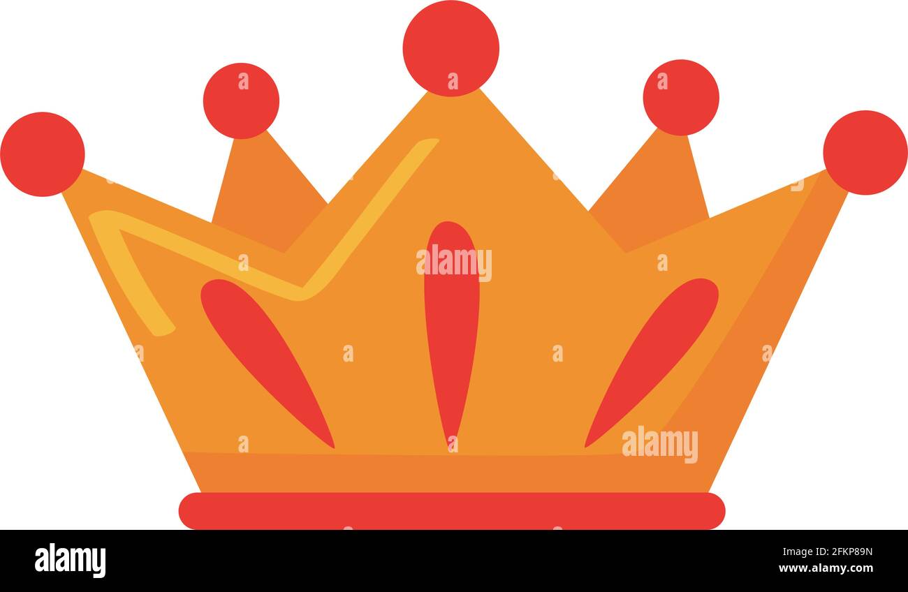 golden king crown isolated icon Stock Vector Image & Art - Alamy