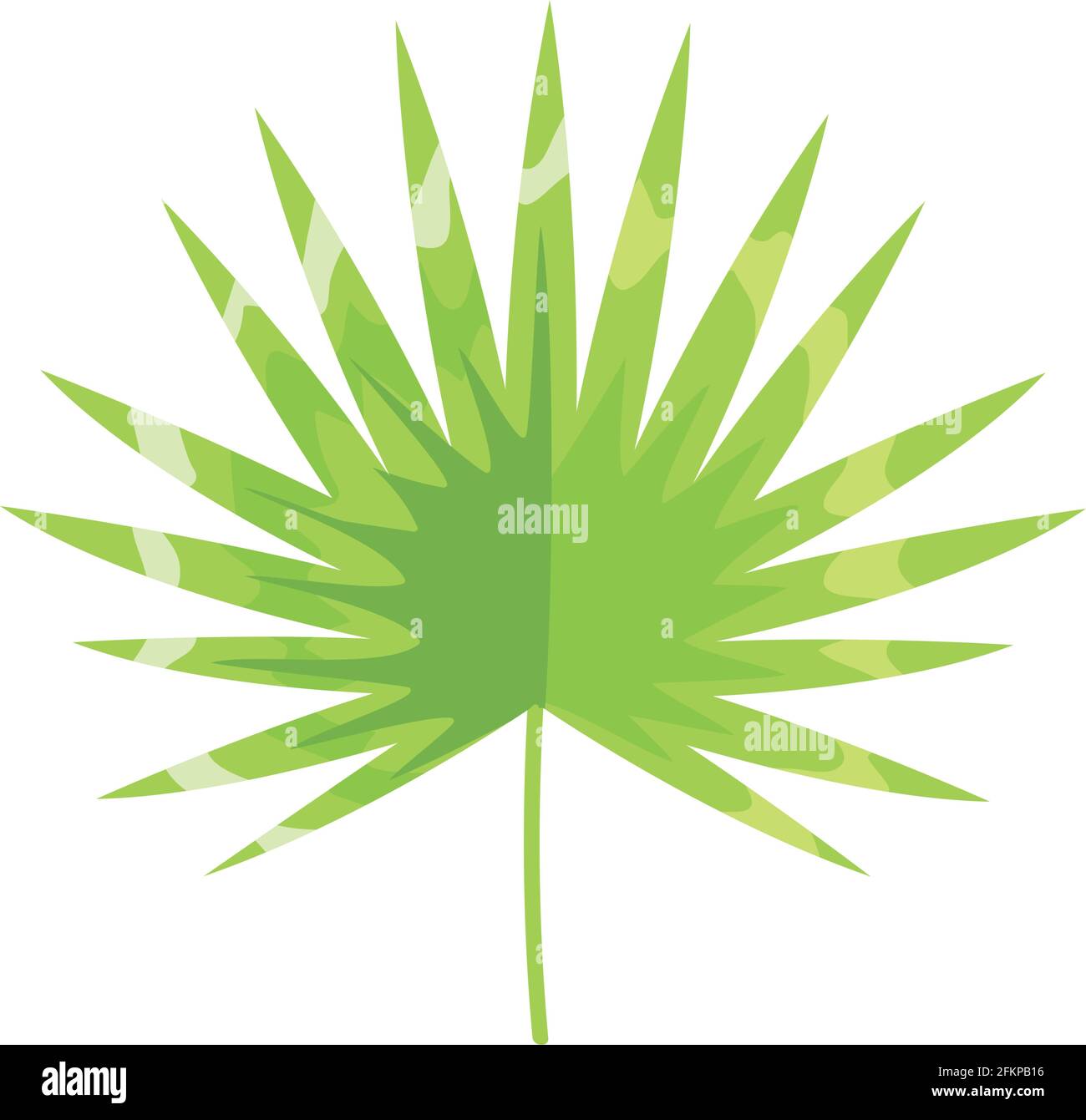 tropical leaf green nature icon Stock Vector Image & Art - Alamy