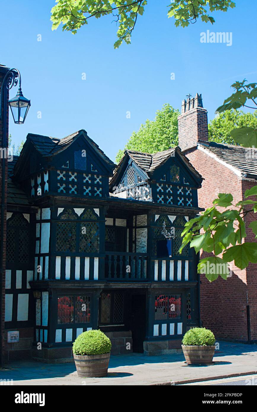 The Priest's House, Prestbury , Cheshire Stock Photo Alamy