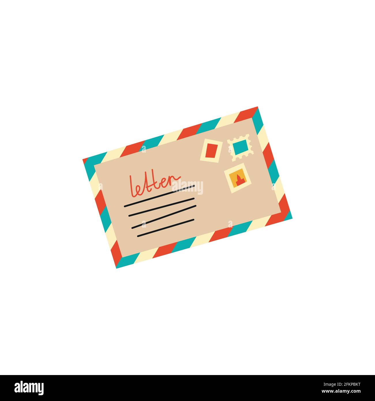 Airmail icon Stock Vector Images - Page 3 - Alamy