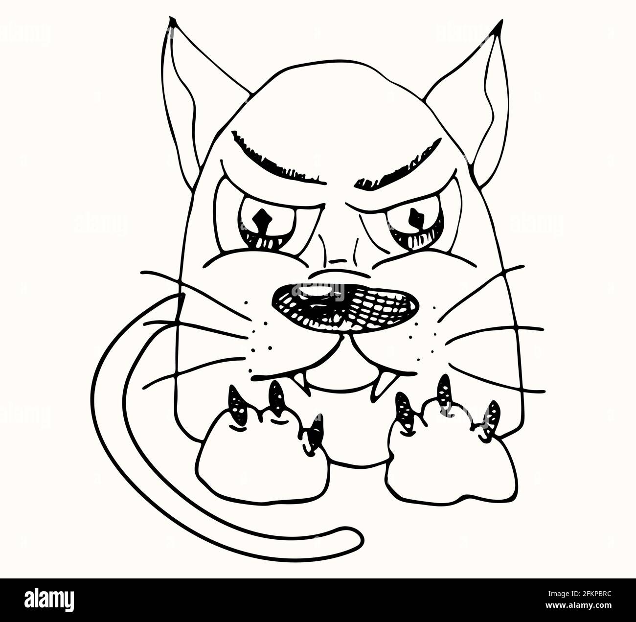 19,894 Angry Cat Draw Images, Stock Photos, 3D objects, & Vectors