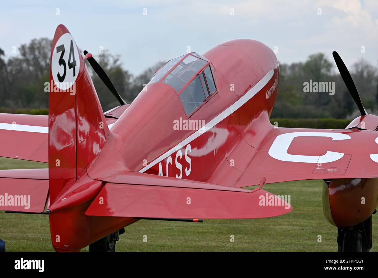 De Havilland Comet Racer DH88 Stock Photo Alamy