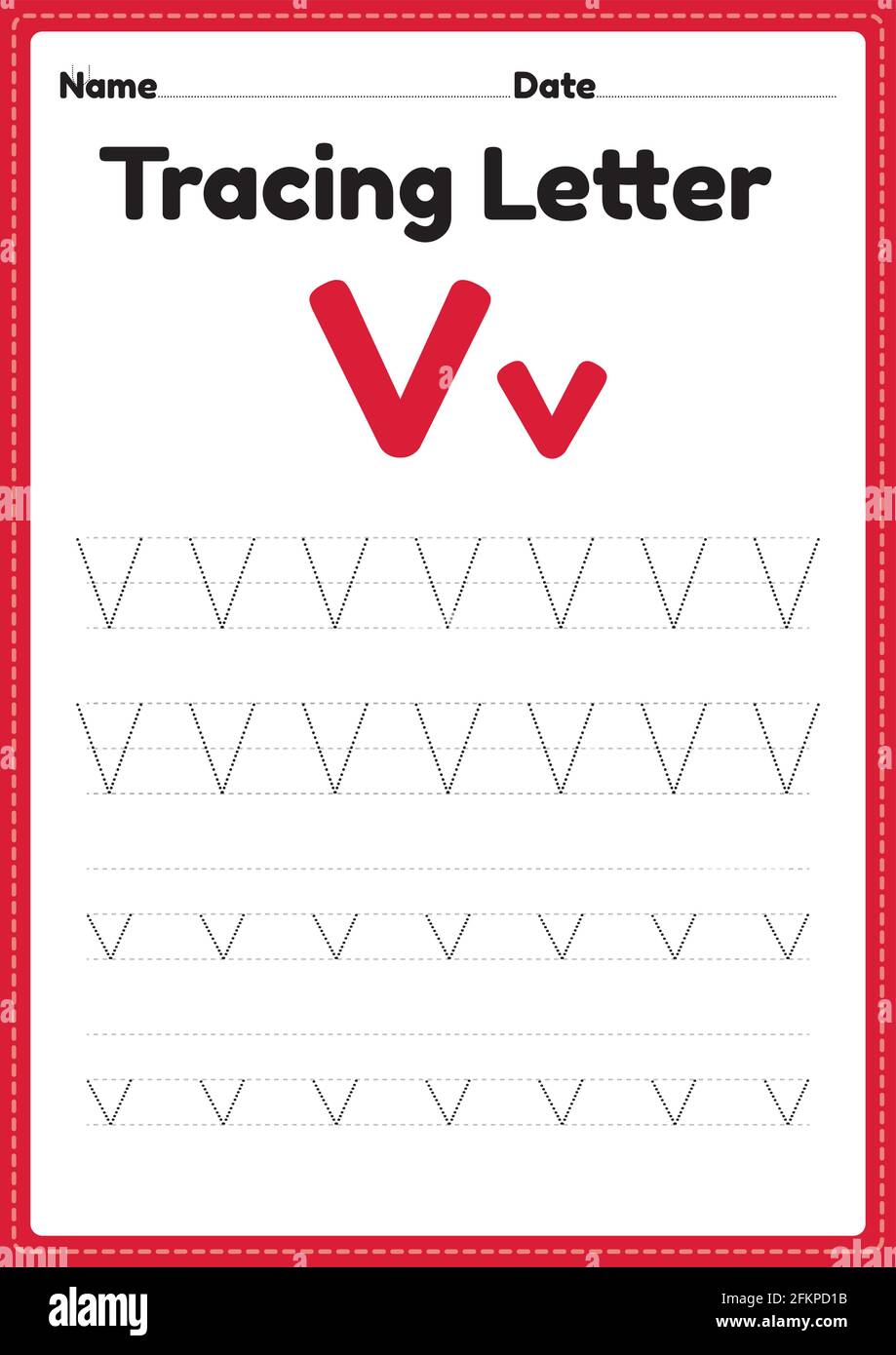 Tracing V Stock Vector Images Alamy