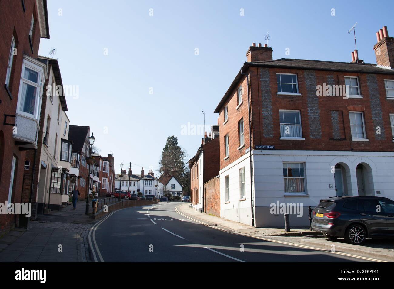 Houses in Henley on Thames in Oxfordshire in the UK Stock Photo Alamy