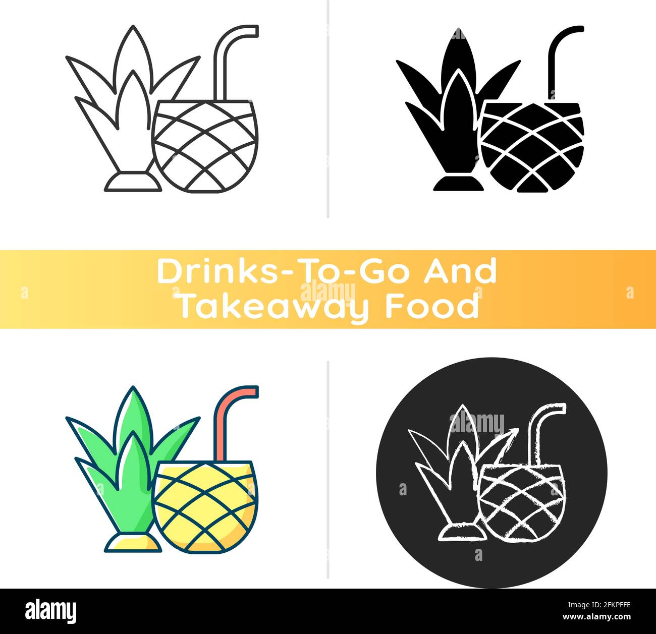 Pina colada icon Stock Vector Image & Art - Alamy