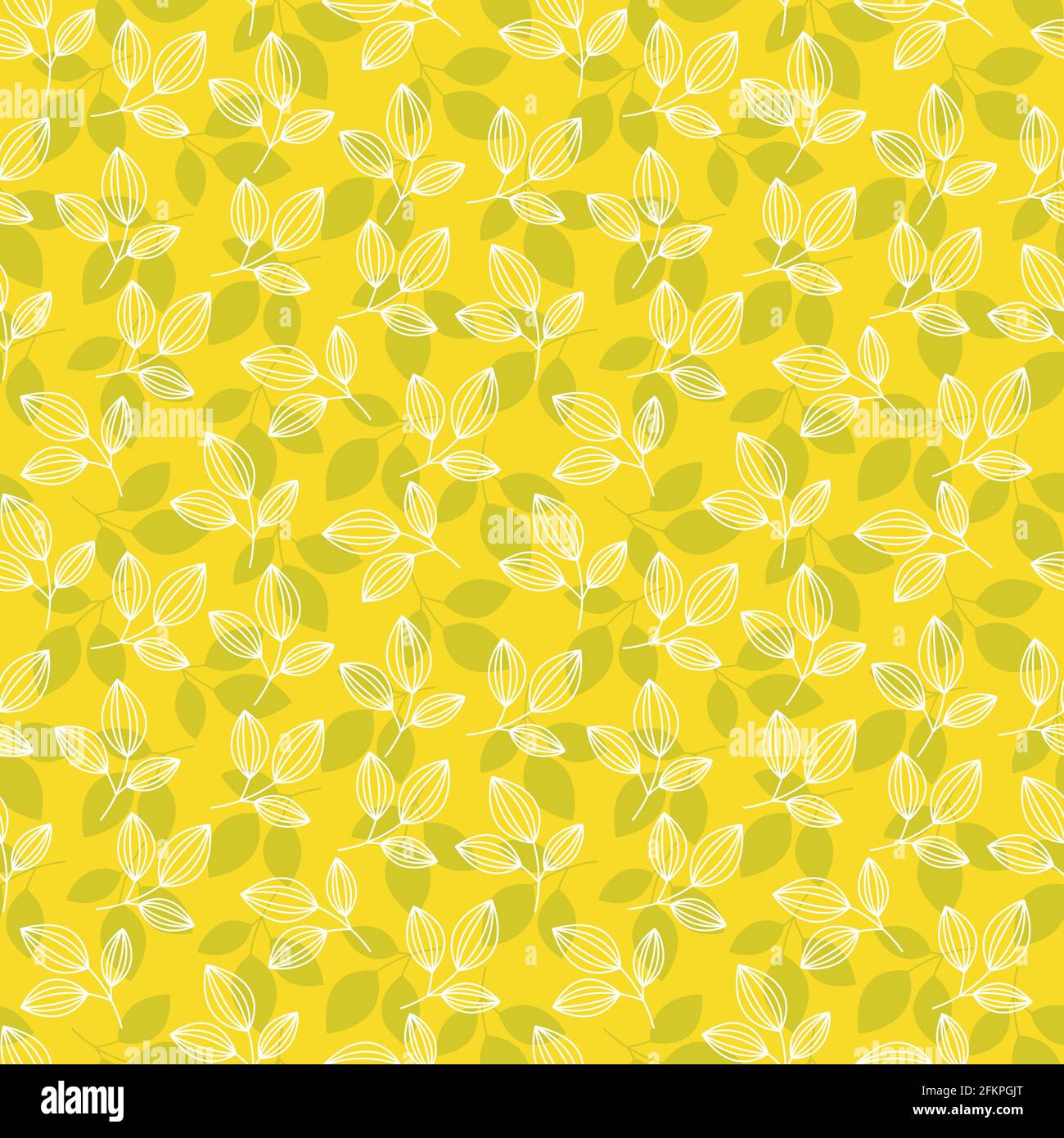 Leaves vector seamless pattern for wallpaper, textile , surface ...