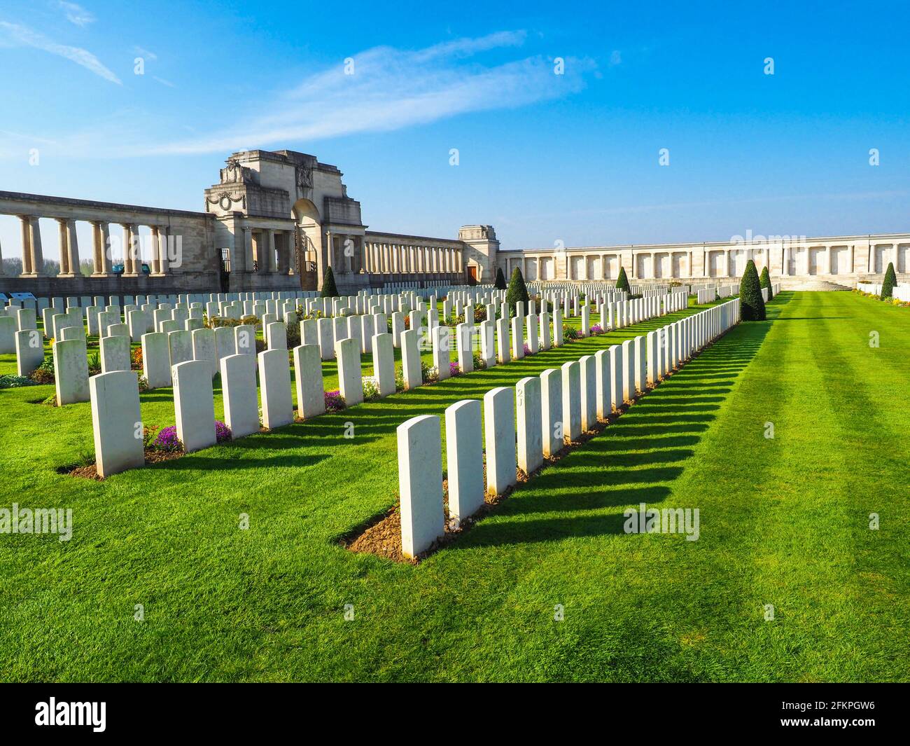 Pozieres Memorial on the Somme Battlefield Stock Photo