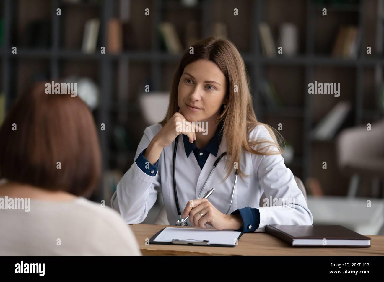 Middle aged caucasian woman doctor hi-res stock photography and images ...