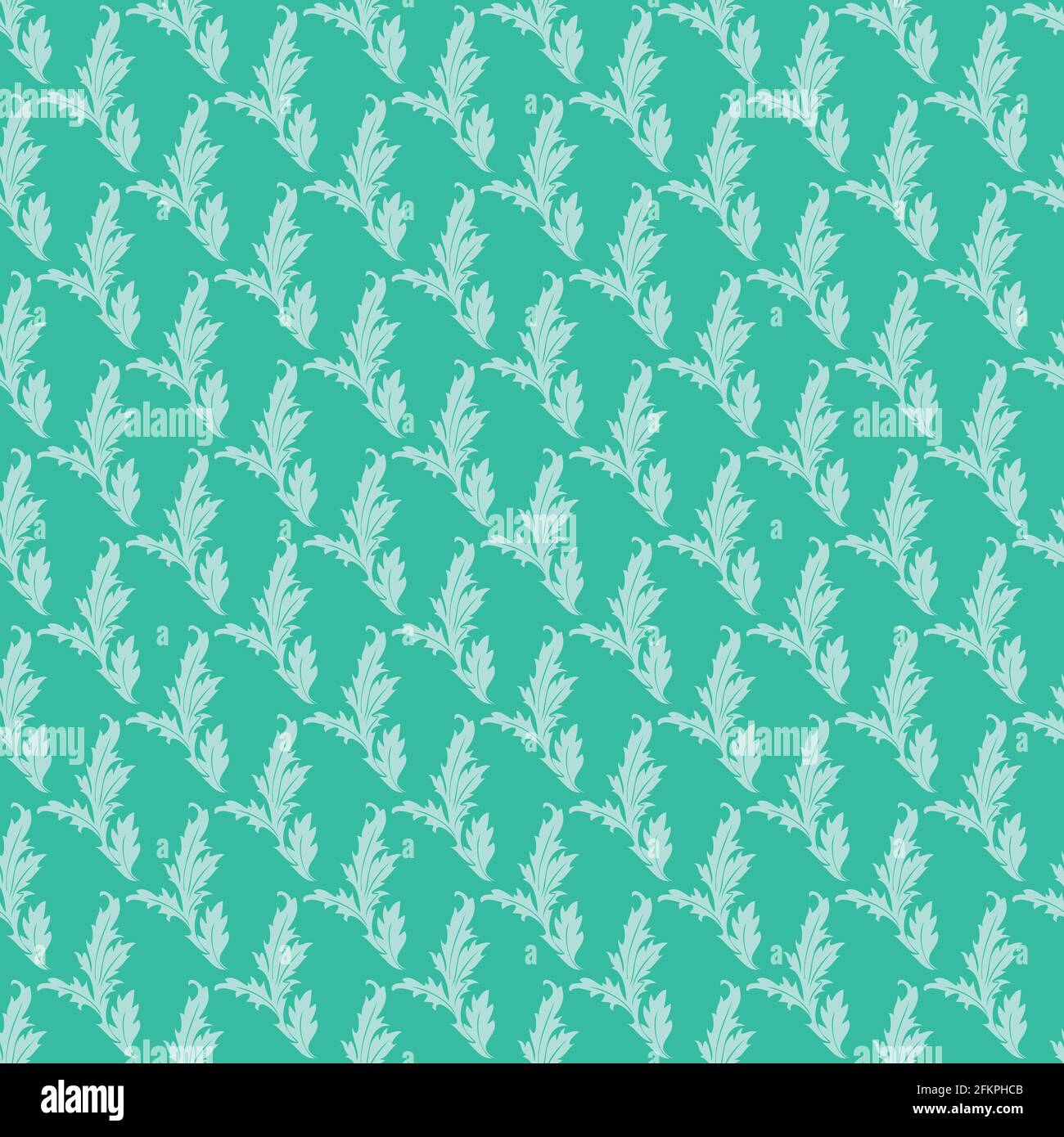 Decorative leaves vector seamless pattern for wallpaper, textile ...
