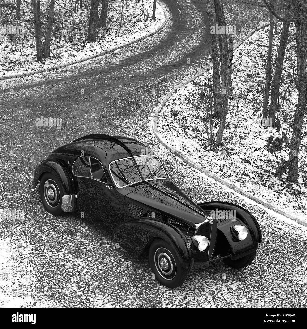 Bugatti Type 57 SC Atlantic Coupe in the Ralph Lauren car collection 1991  Stock Photo - Alamy