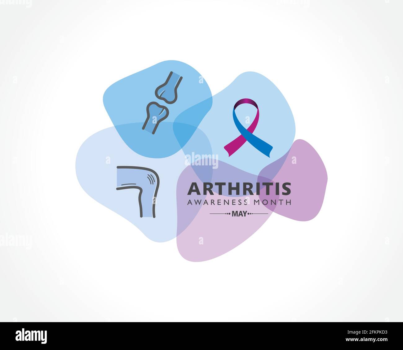 Vector Illustration of Arthritis Awareness Month observed each year in