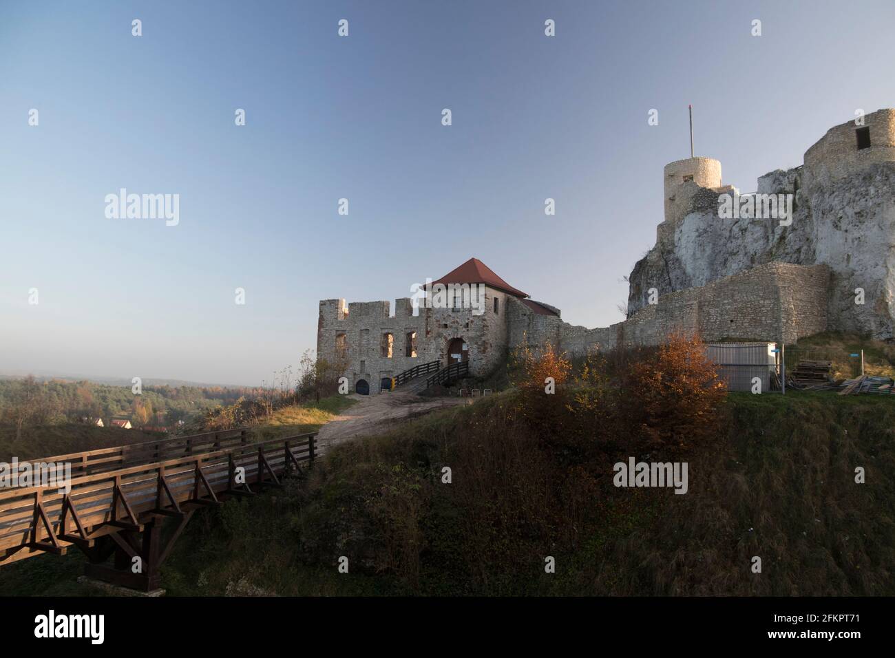 Rabsztyn Castle in Silesia, Poland Stock Photo