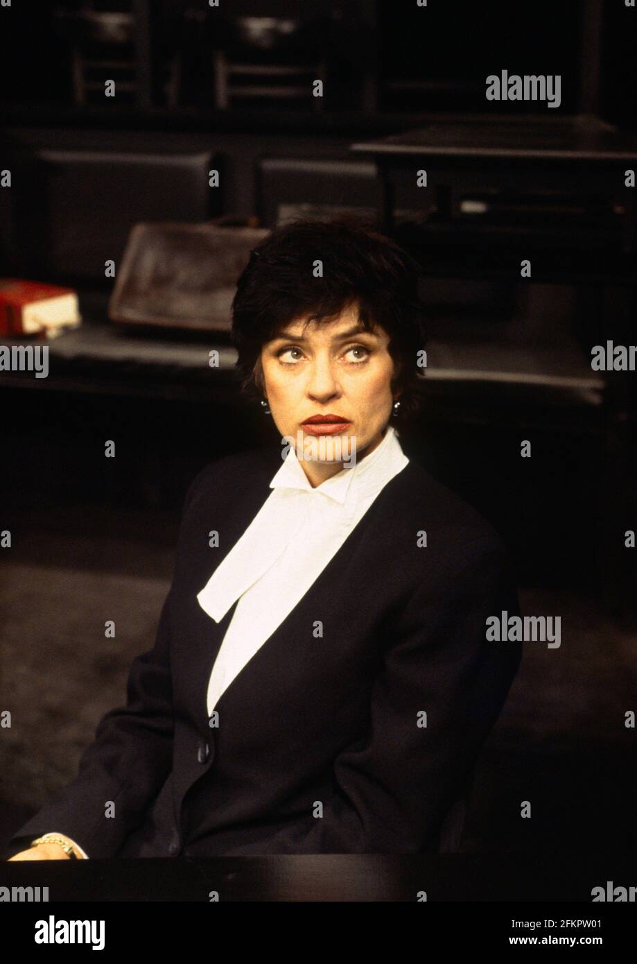 Diana Quick (Margaret Casely, QC) in ROUGH JUSTICE by Terence Frisby at the Apollo Theatre, London W1  05/05/1994  design: Michael Holt  director: Robin Herford Stock Photo
