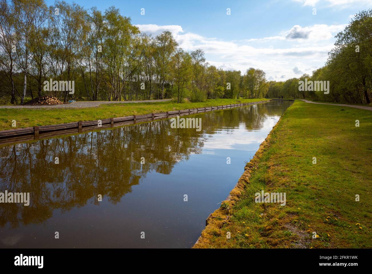 canal water way Bridgewater Greater Manchester Stock Photo