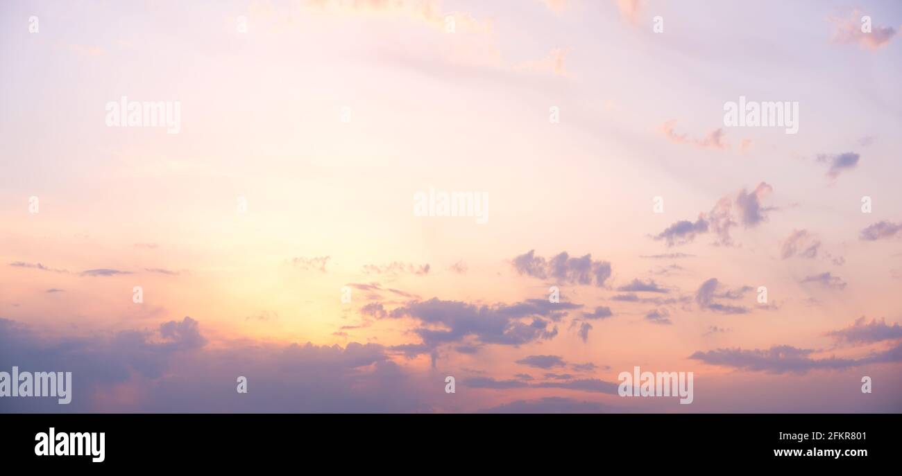 Colorful of sunset sky background Stock Photo - Alamy
