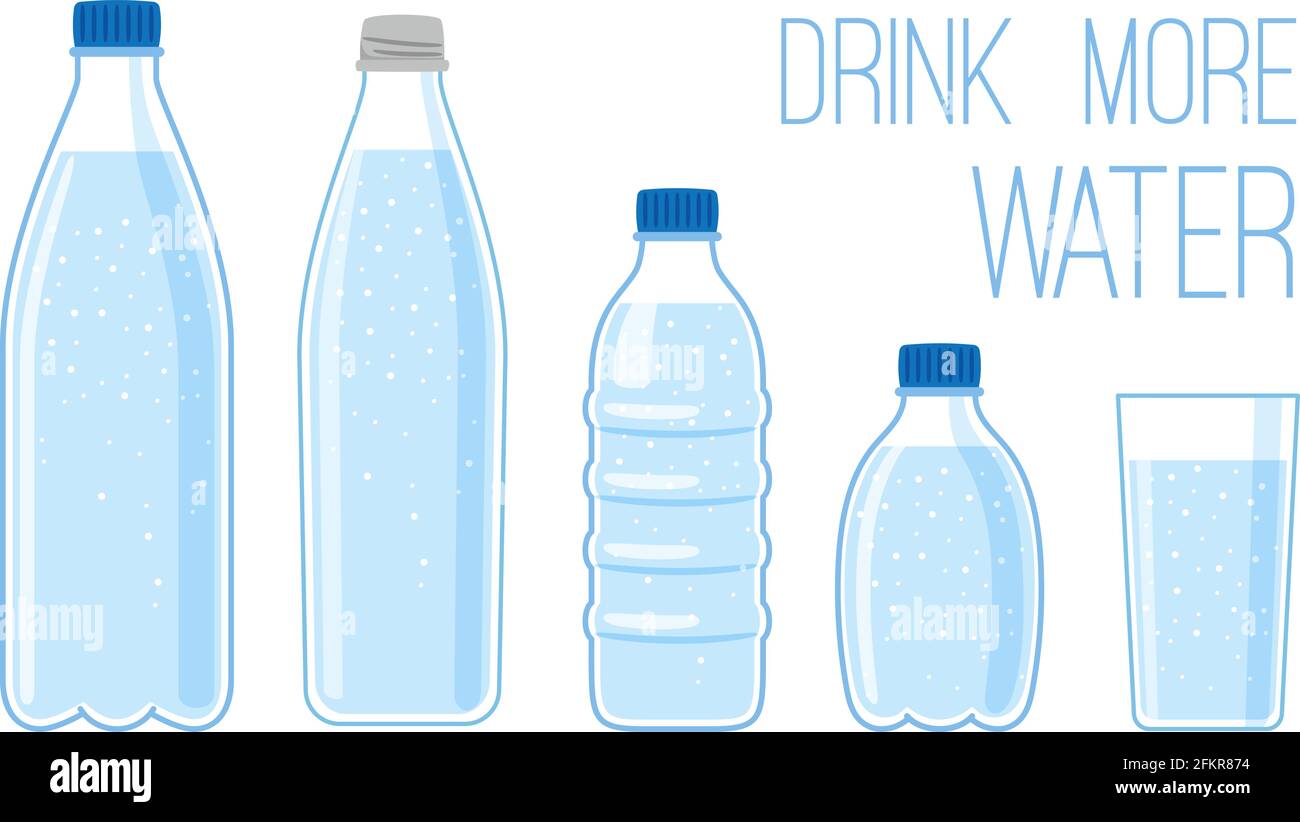 https://c8.alamy.com/comp/2FKR874/flat-bottles-with-mineral-water-cartoon-bottle-set-and-glass-with-nature-liquids-drink-more-water-concept-vector-illustration-aqua-balance-for-healthy-and-energy-human-body-2FKR874.jpg