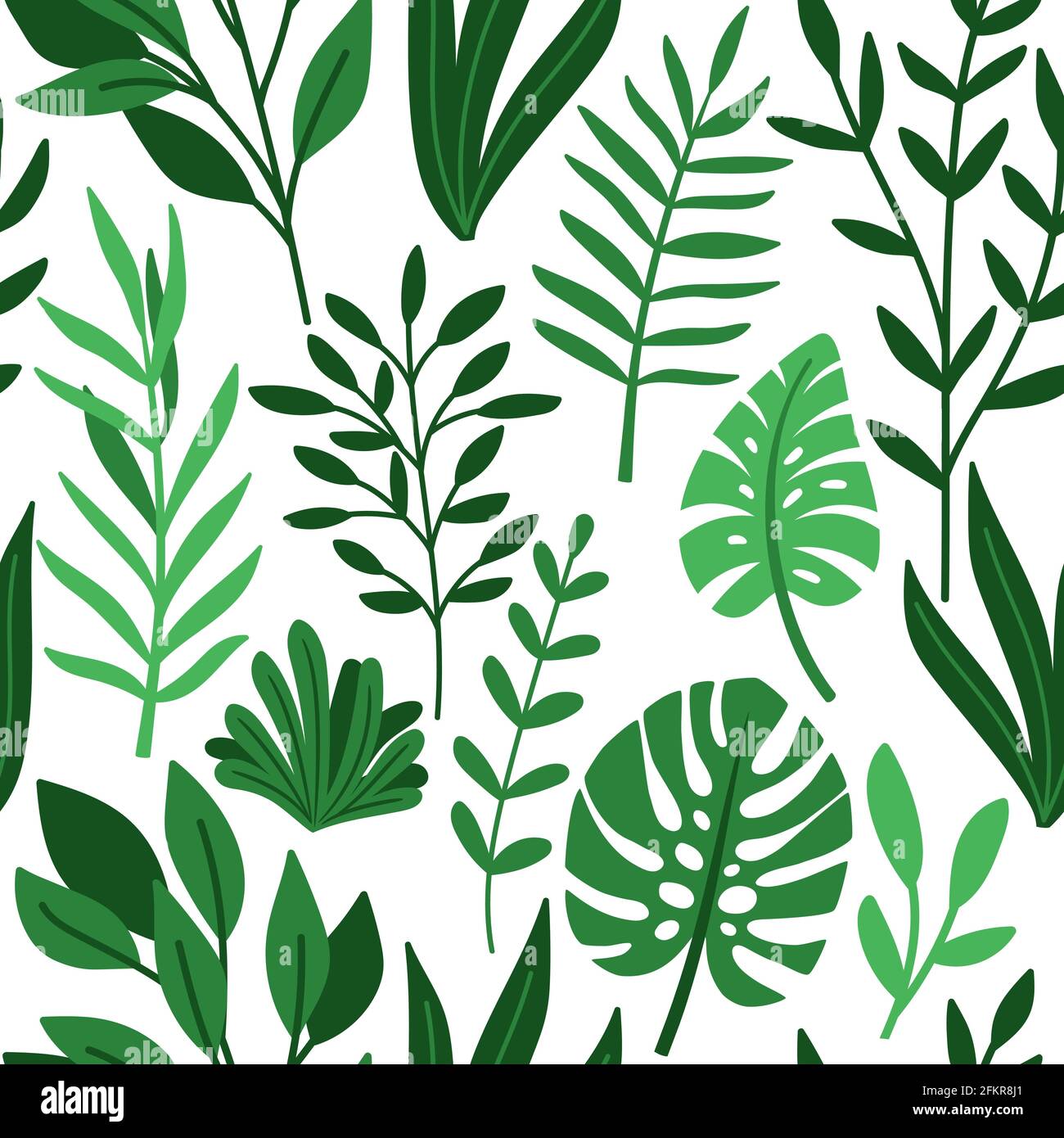 Tropic palm green leaves drawing pattern. Tropical seamless background on white, leaf and herb fashion print wallpaper vector illustration Stock Vector Image & Art - Alamy Tropic palm green leaves drawing pattern. Tropical seamless background on white, leaf and herb fashion print wallpaper vector illustration Stock Vector Image & Art - Alamy
