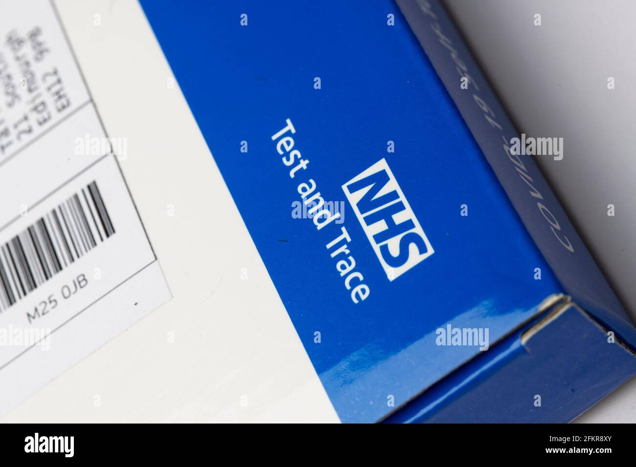 UK NHS Lateral flow test kits Stock Photo Alamy