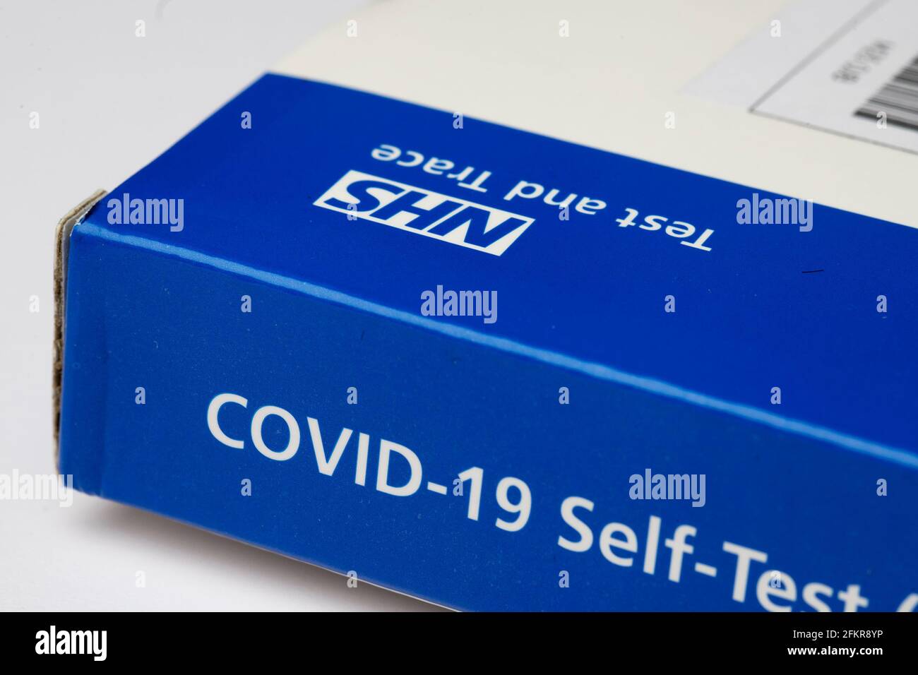 UK NHS Lateral flow test kits Stock Photo Alamy