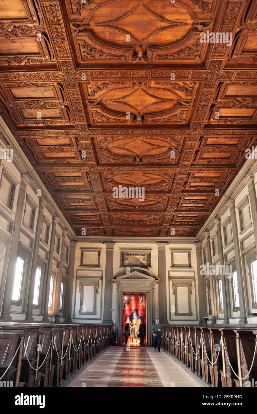 Laurentian library florence hi-res stock photography and images - Alamy