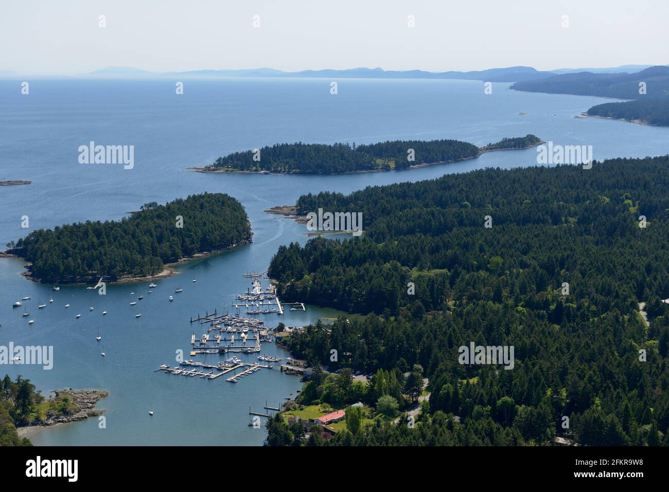 Silva Bay, Gabriola Island, British Columbia Stock Photo