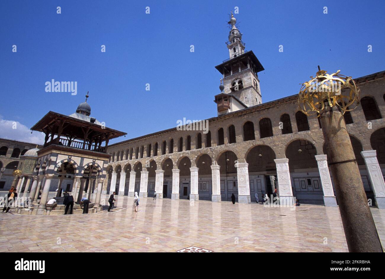 Umayyad Mosque, Great Mosque of Damascus, Damascus, Syria Stock Photo