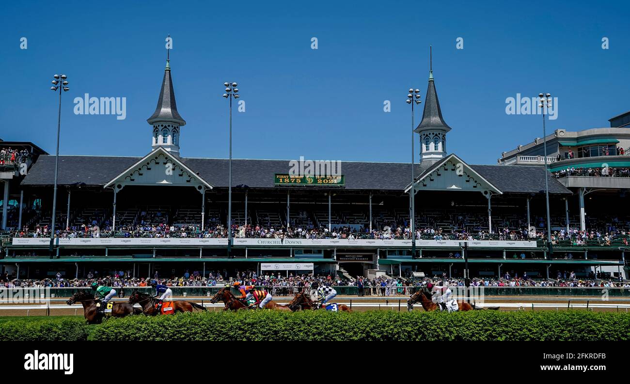 August 31, 2021, Louisville, KY, USA: May 1, 2021 : Scenes from Kentucky Derby Day at Churchill Downs on May 1, 2021 in Louisville, Kentucky. Scott Serio/Eclipse Sportswire/CSM Stock Photo