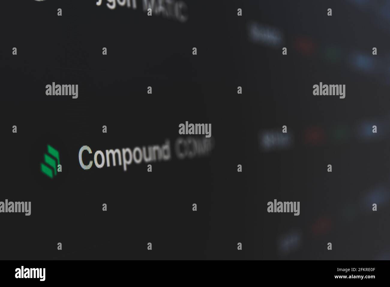 Compound cryptocurrency hi-res stock photography and images - Alamy
