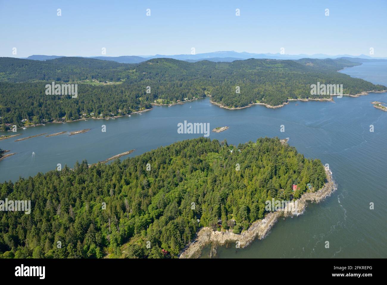 The north end of Gossip Island, Galiano Island, British Columbia, Canada Stock Photo Alamy