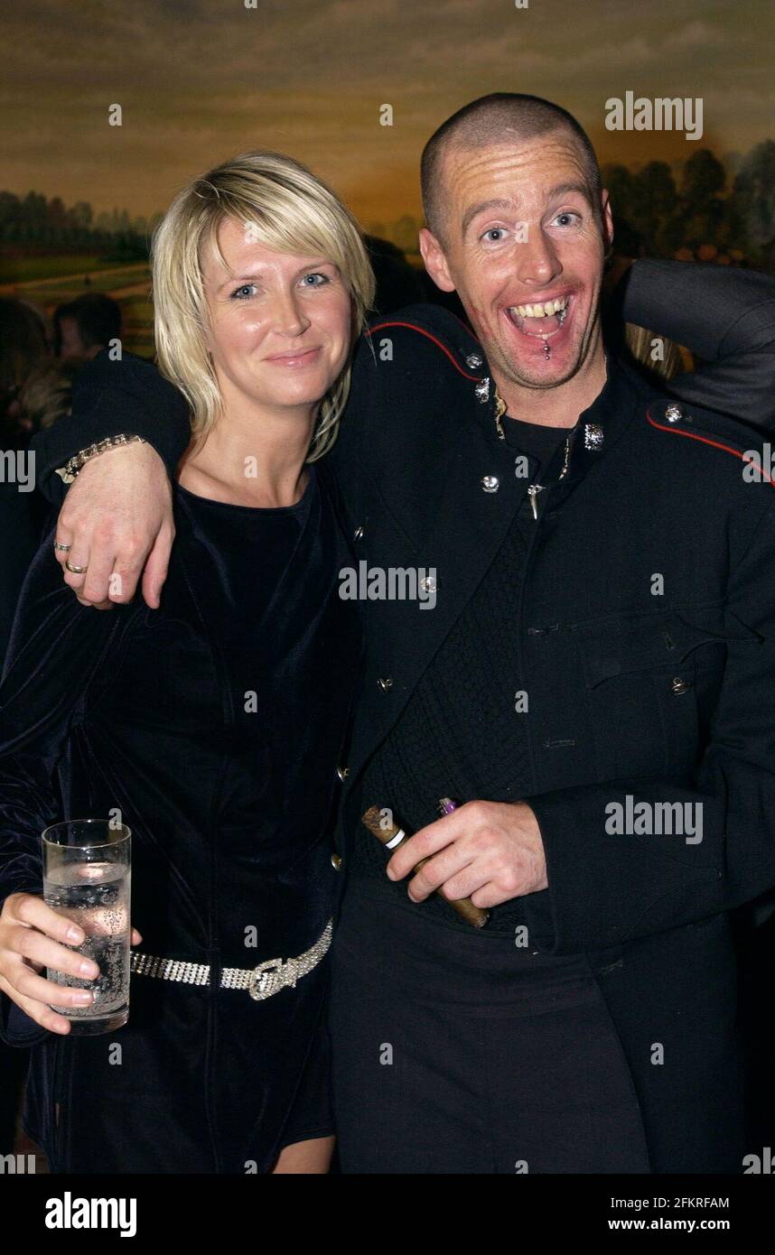 The Hairdresser's of the Year Award at The Grosvenor Hotel in London last night. This is the chap hwo gave David Beckham his Mohican.26 November 2002 photo Andy Paradise Stock Photo