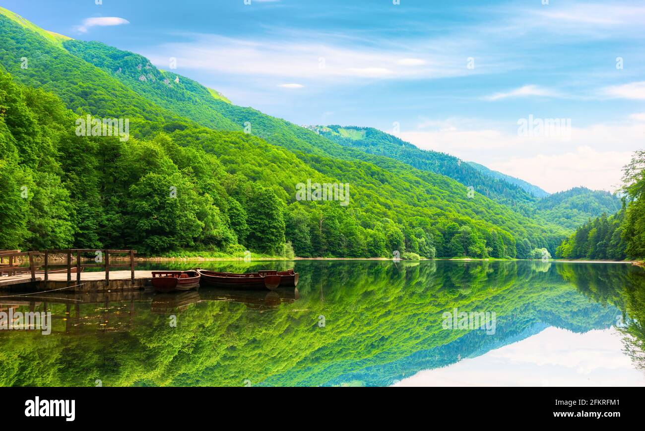 Wooden boats on lake Stock Photo Alamy Wooden boats on lake Stock Photo Alamy