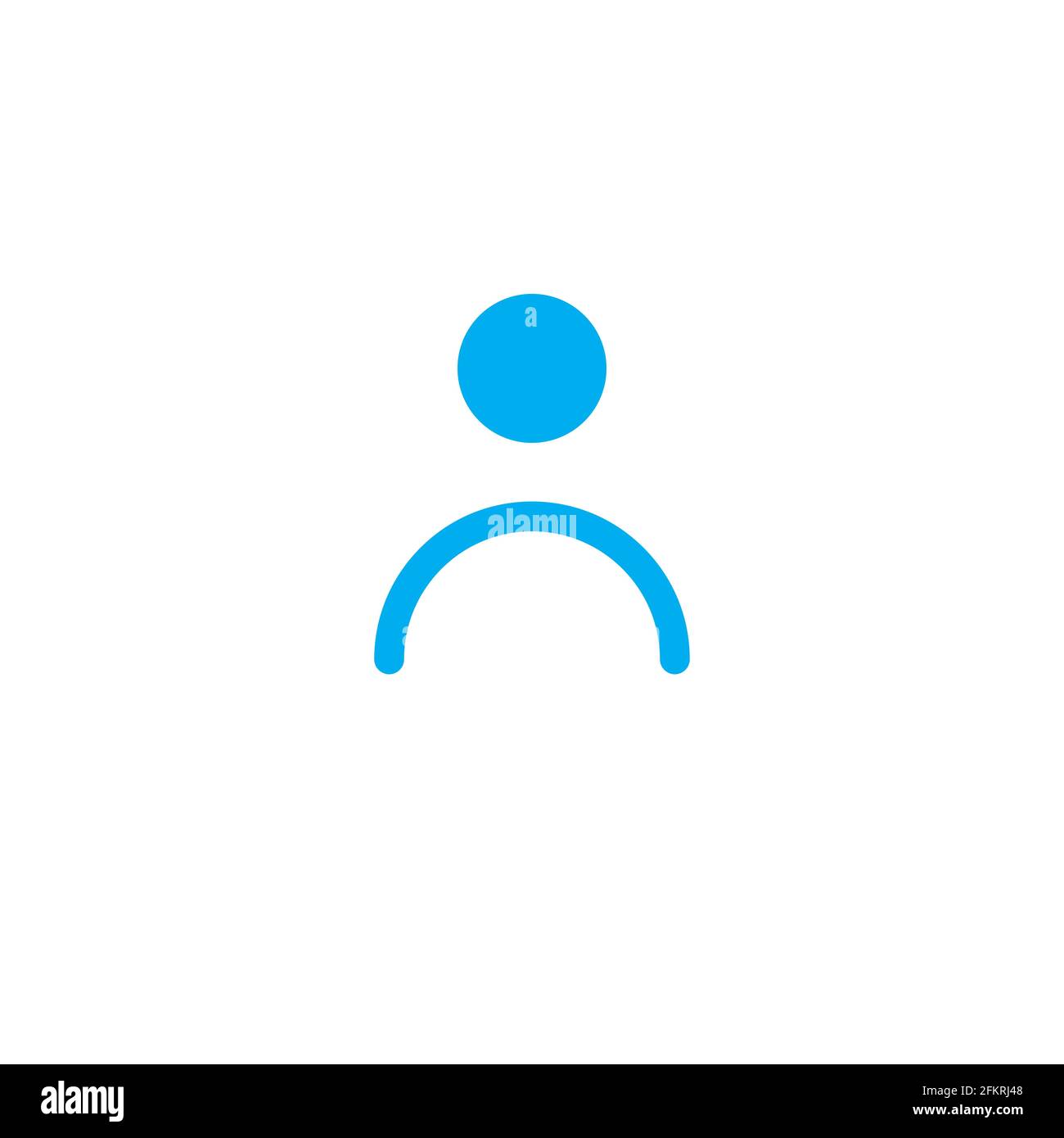 User icon. Human vector. Person silhouette. Avatar icon. Web user ...