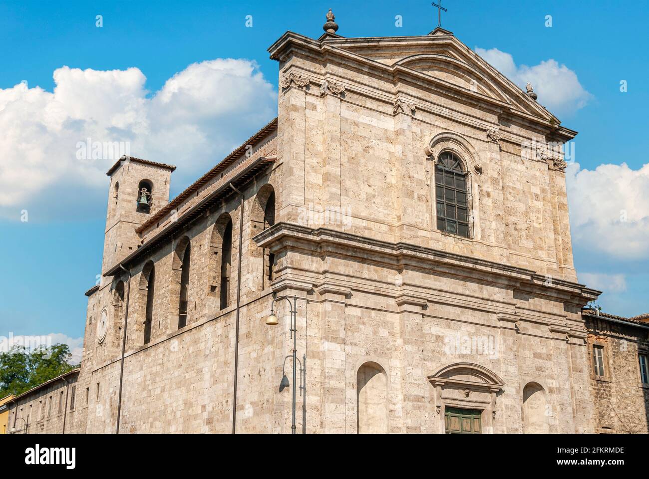 Chiesa Santa Maria delle Grazie in Ascoli Piceno, Marche, Italy Stock Photo