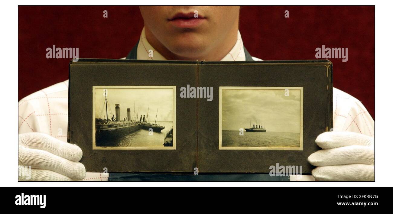Titanic Auction High Resolution Stock Photography And Images Alamy