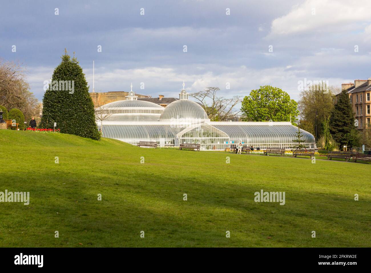 Glasgow Botanic Gardens Look at The Kibble Palace Stock Photo Alamy