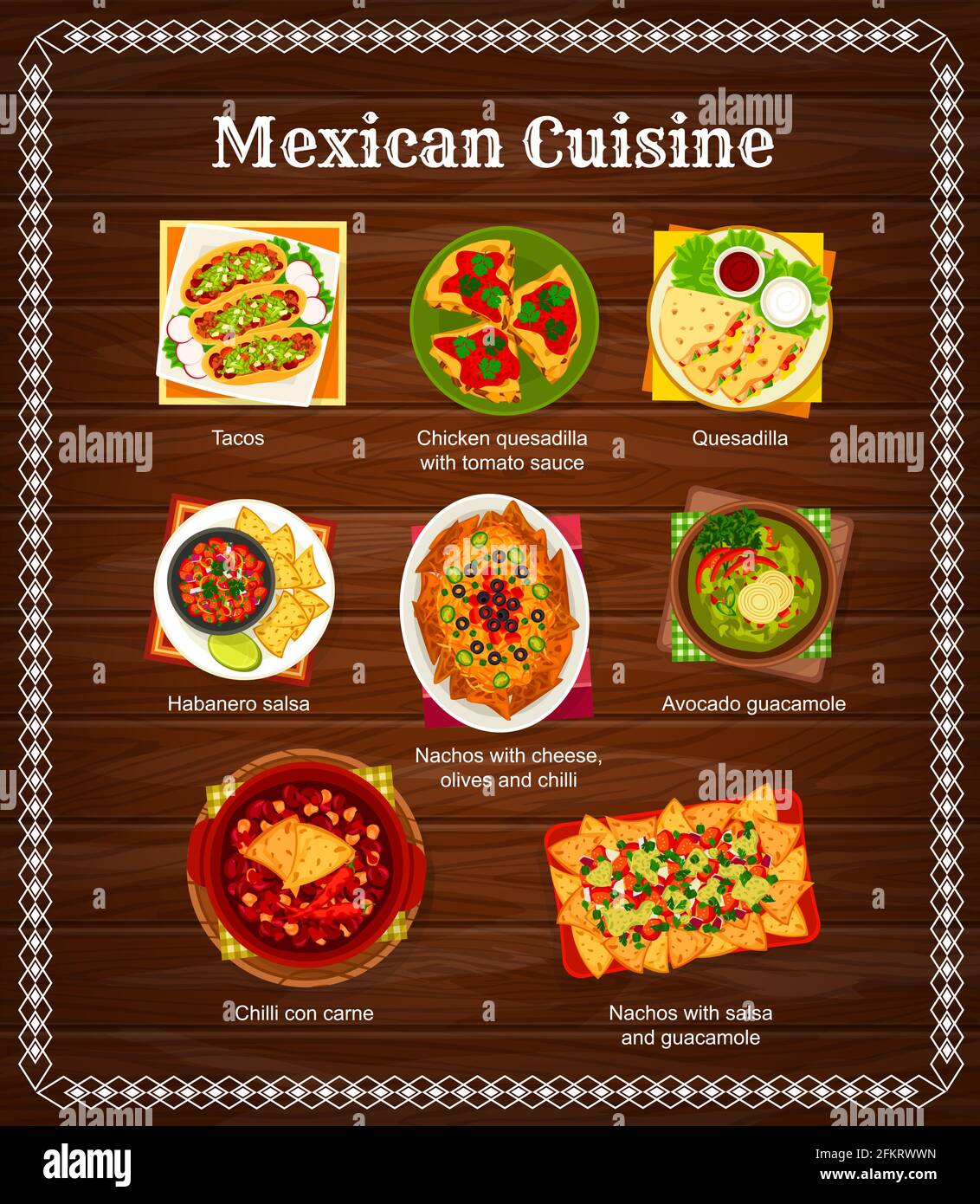 Chicken With Avocado Dip Stock Vector Images Alamy best-mexican-restaurants-in-nh-new-hampshire-magazine