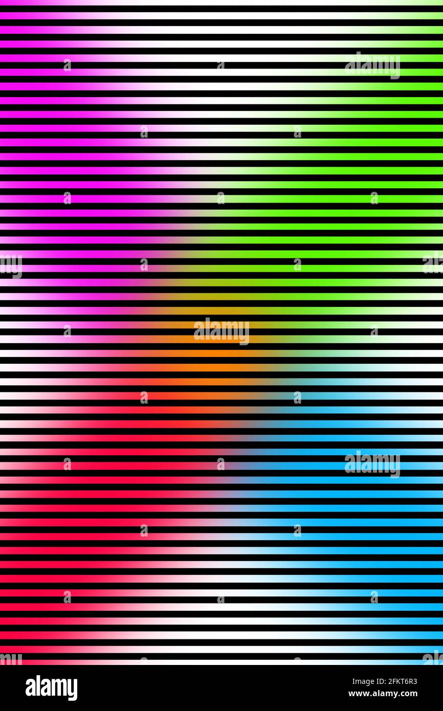 Colorful illusion design with straight lines modern background high quality big size print Stock Photo