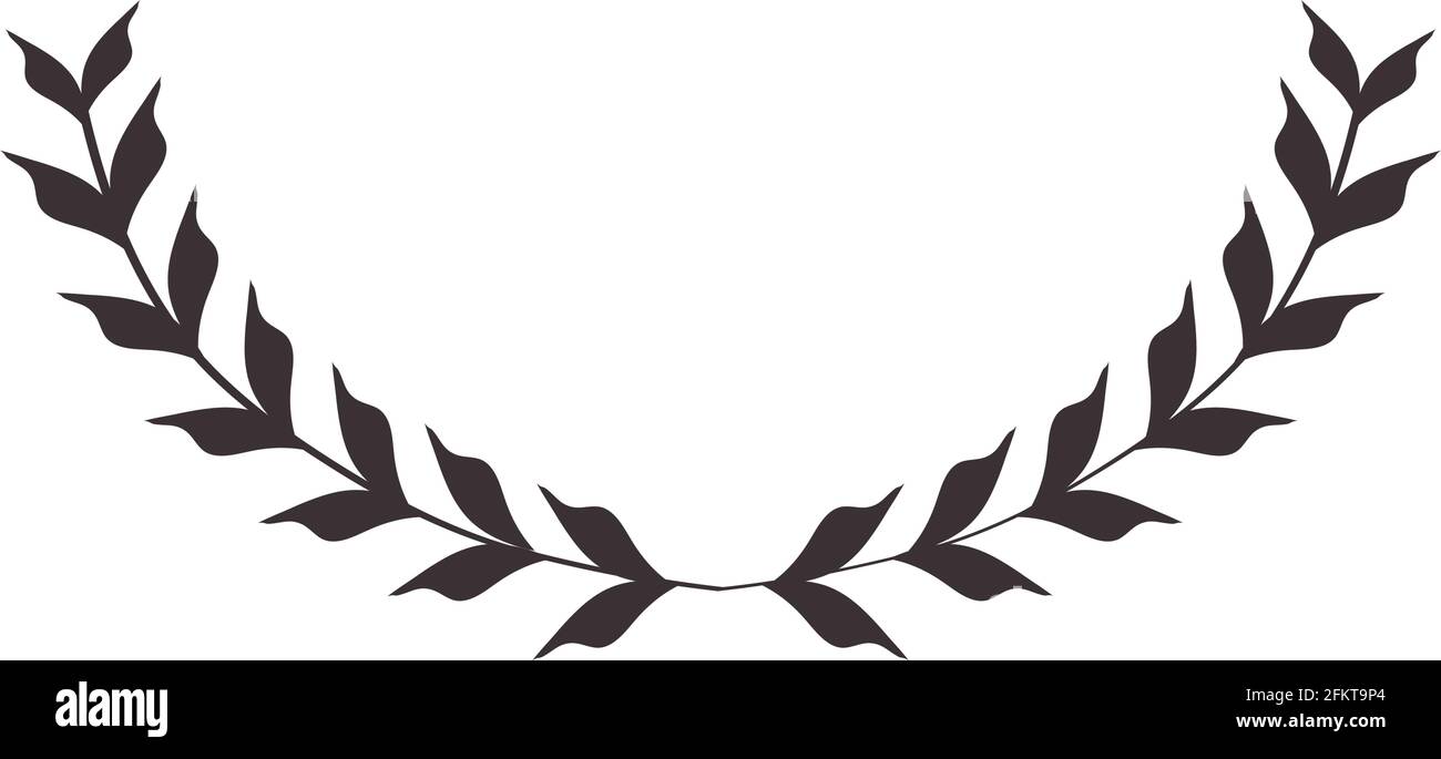 laurel wreath crown Stock Vector Image & Art - Alamy