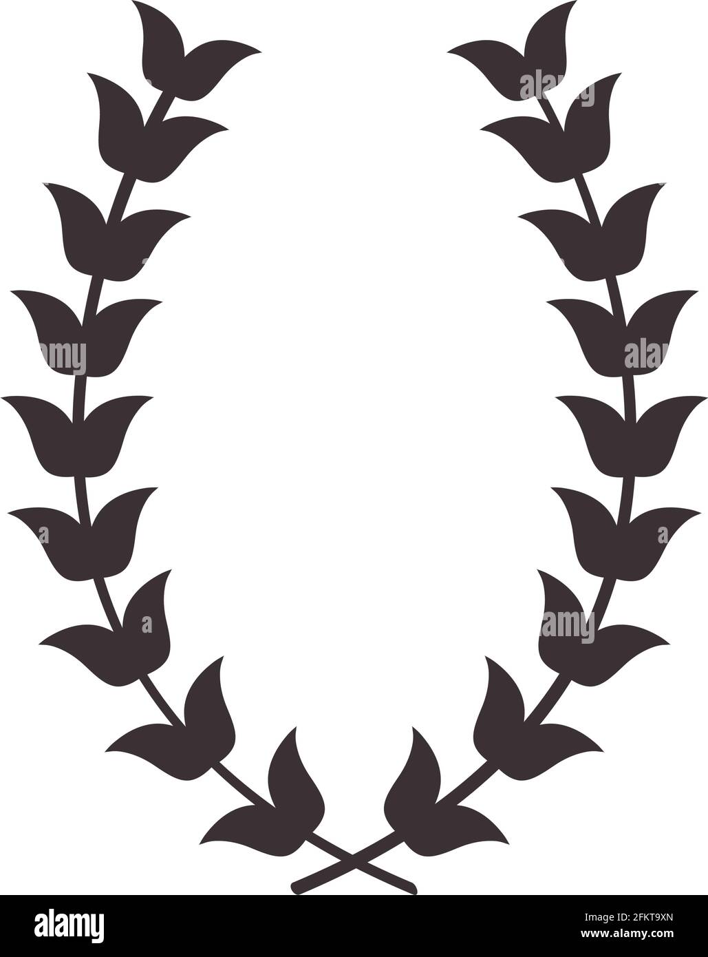 crown laurel wreath Stock Vector Image & Art - Alamy