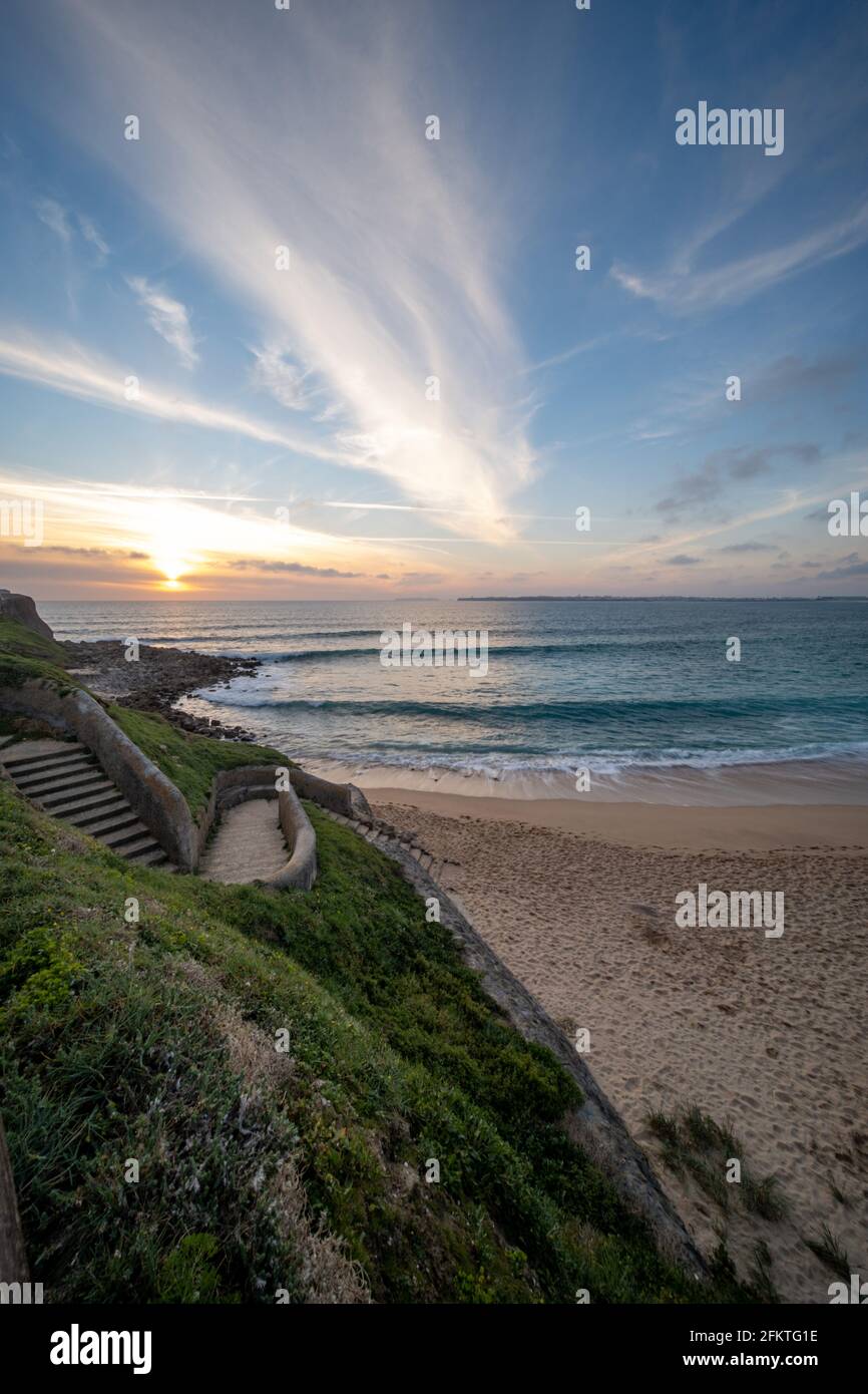 Vertical shot stairs beach hi-res stock photography and images - Alamy