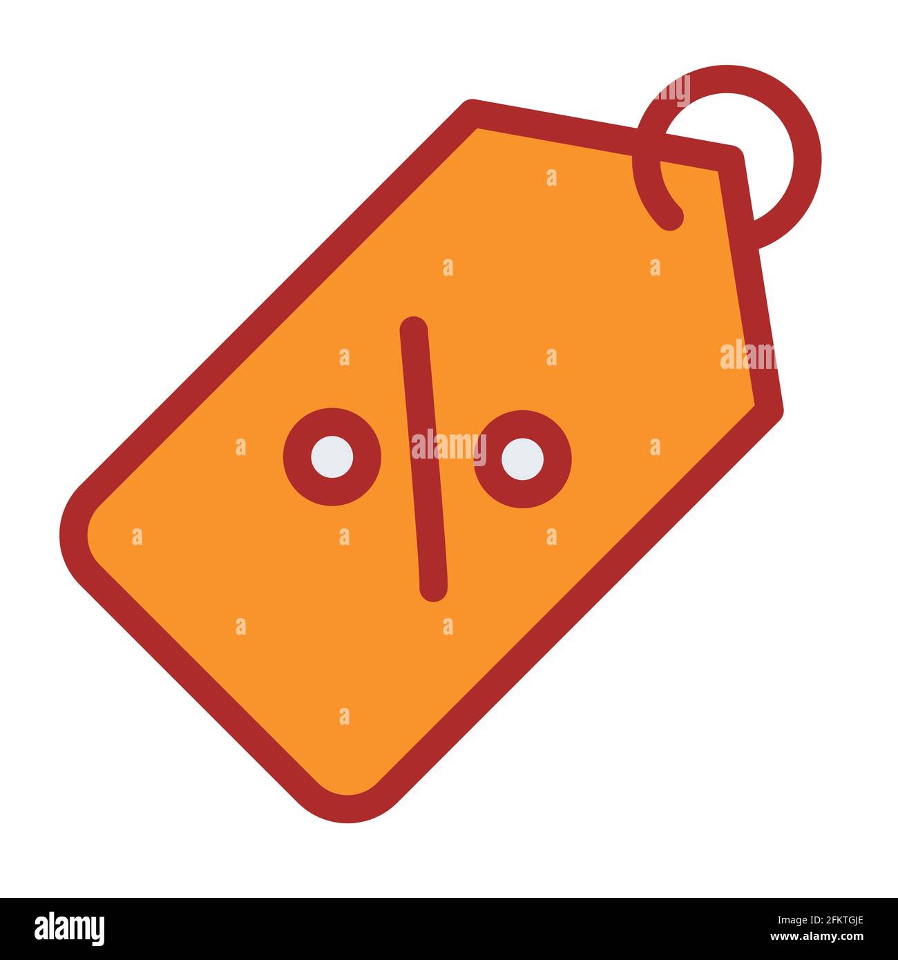 price tag label sale single isolated icon with filled line style vector ...
