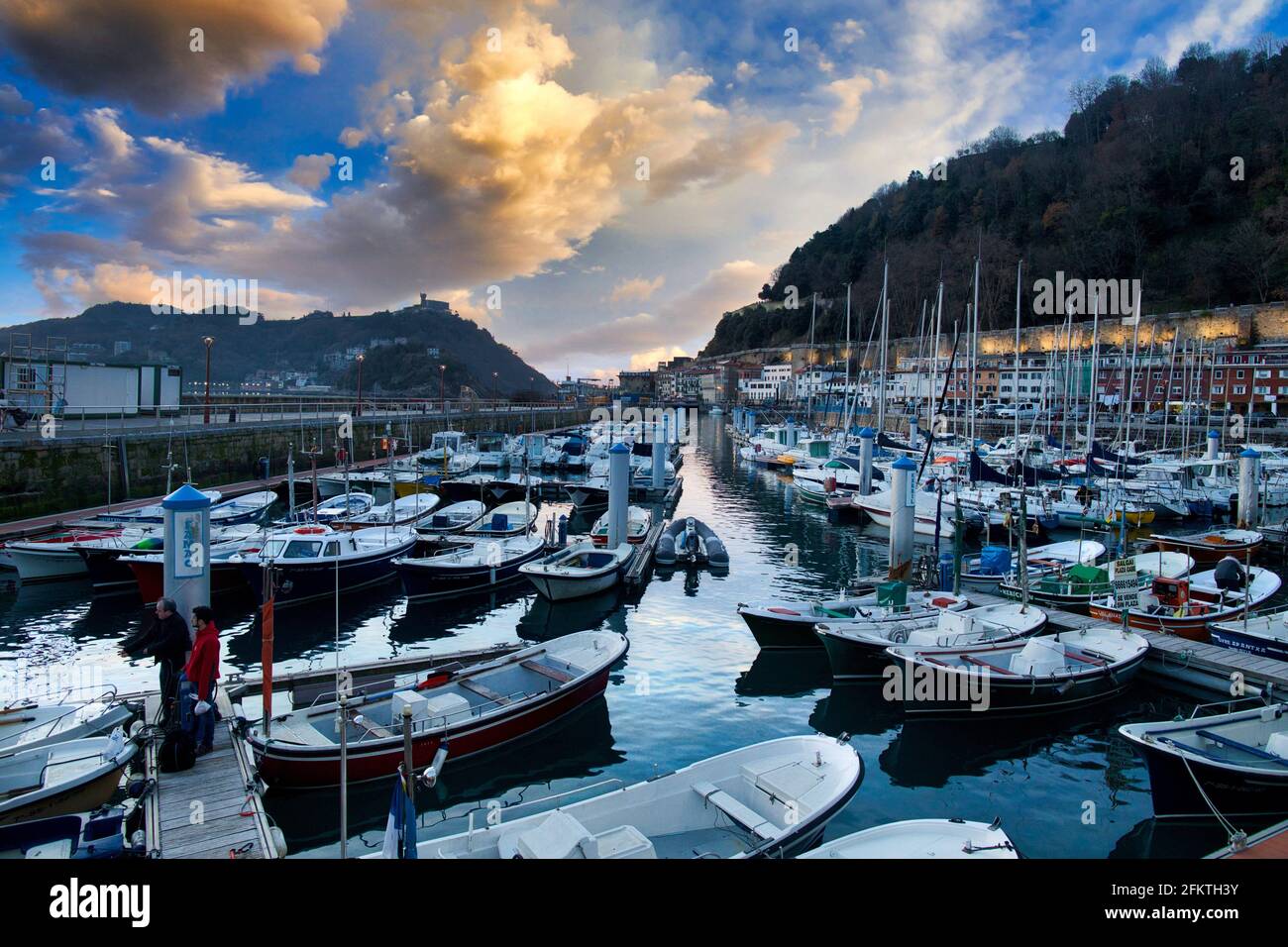 Port, Donostia, San Sebastian, Gipuzkoa, Basque Country, Spain, Stock Photo