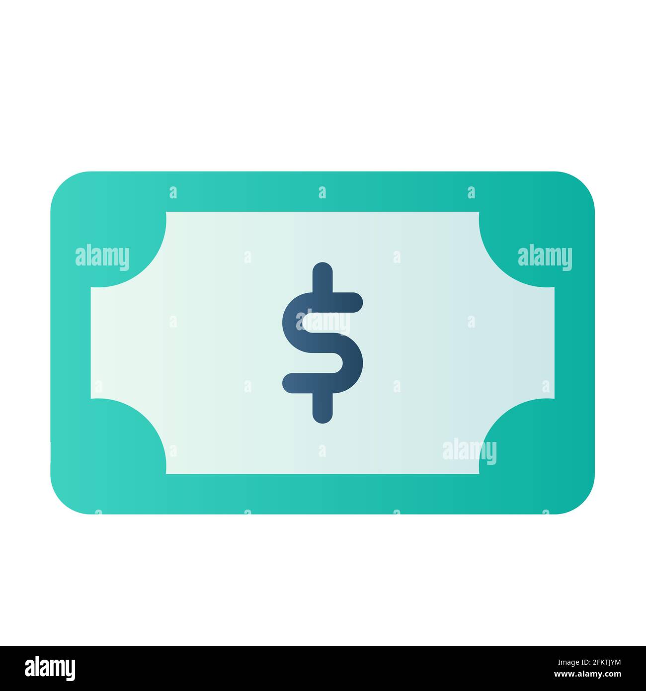 money cash pay rate single isolated icon with smooth style vector ...