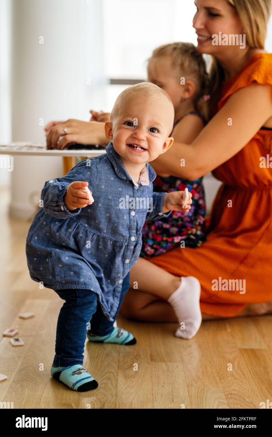 Fun and educational games to play with toddlers Stock Photo Alamy