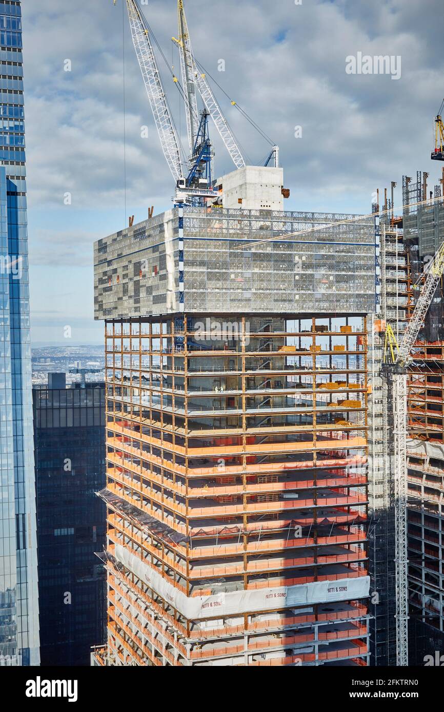 A building under construction in New York City Stock Photo Alamy
