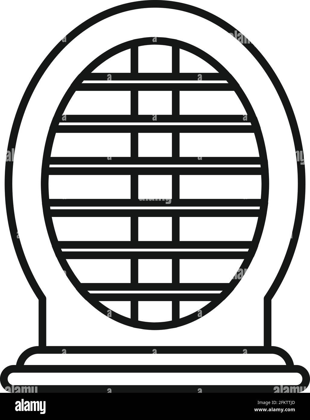 Bug zapper icon, outline style Stock Vector