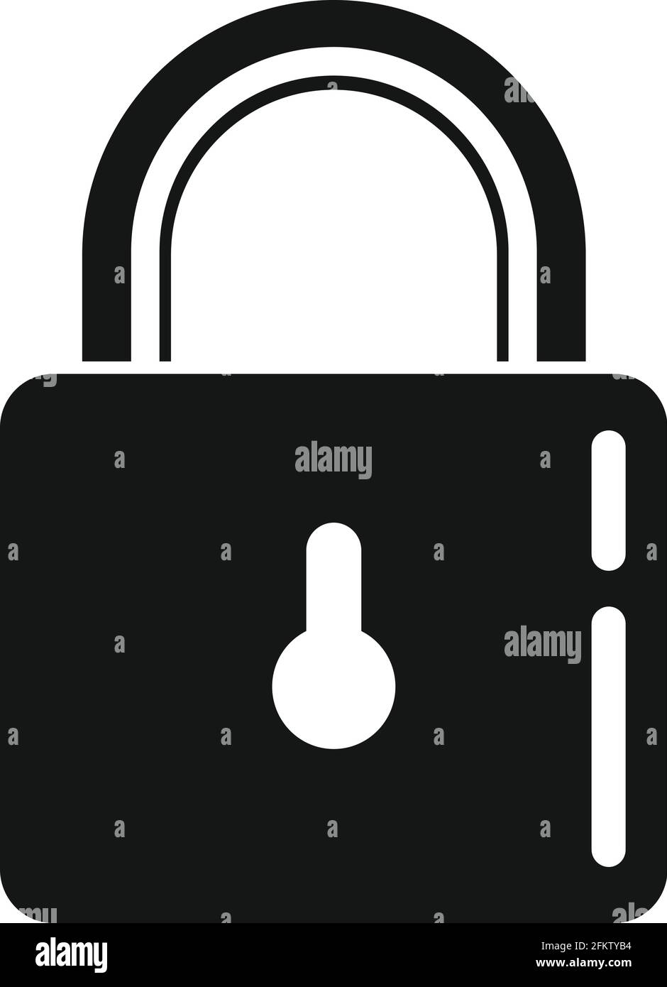 Metal padlock icon, simple style Stock Vector Image & Art - Alamy